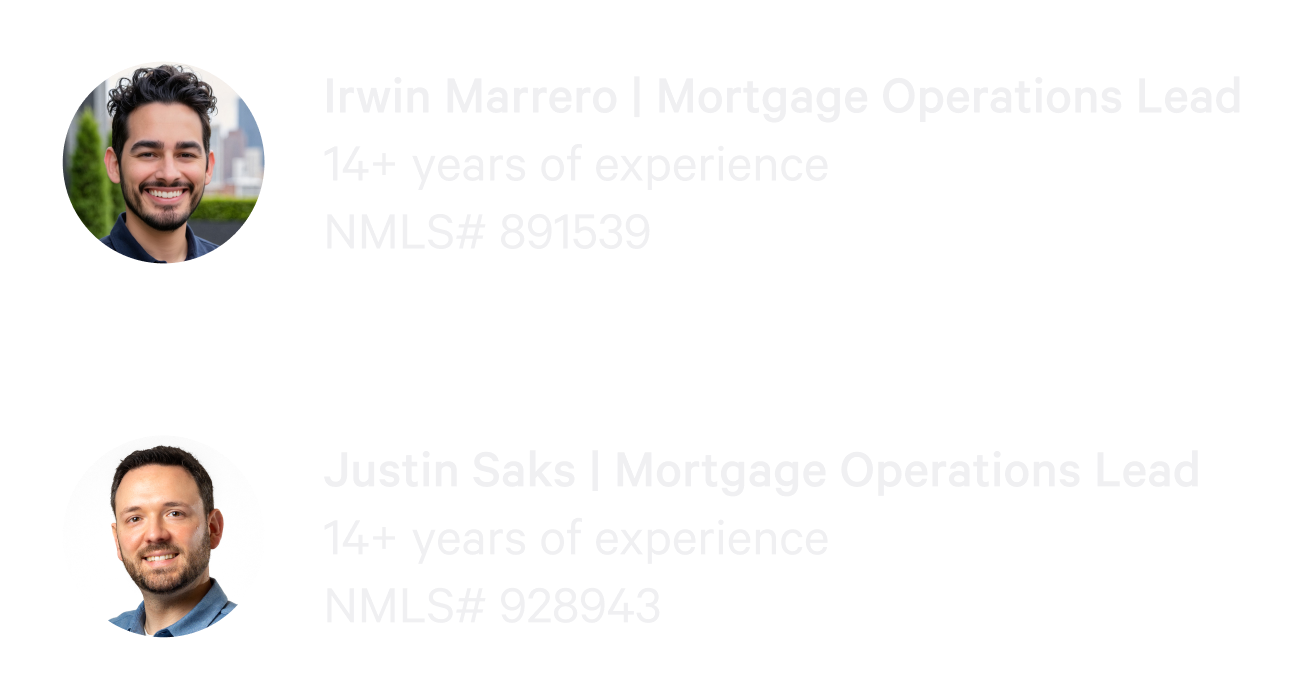 Our team of experienced loan officers